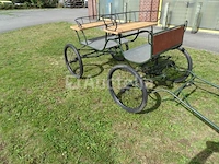 Gerestaureerde paardenkoets (metallic, gepoedercoat) - afbeelding 11 van  21