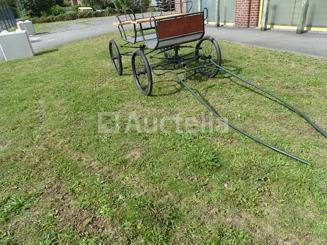 Gerestaureerde paardenkoets (metallic, gepoedercoat) - afbeelding 13 van  21