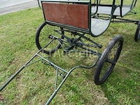 Gerestaureerde paardenkoets (metallic, gepoedercoat) - afbeelding 16 van  21