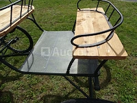 Gerestaureerde paardenkoets (metallic, gepoedercoat) - afbeelding 19 van  21