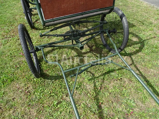 Gerestaureerde paardenkoets (metallic, gepoedercoat) - afbeelding 4 van  21