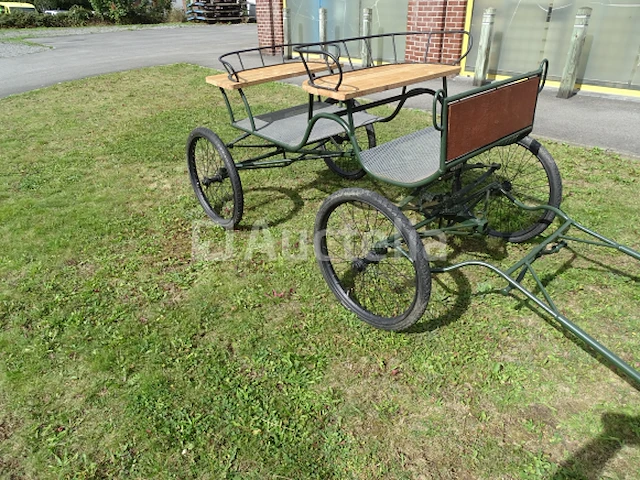 Gerestaureerde paardenkoets (metallic, gepoedercoat) - afbeelding 11 van  21