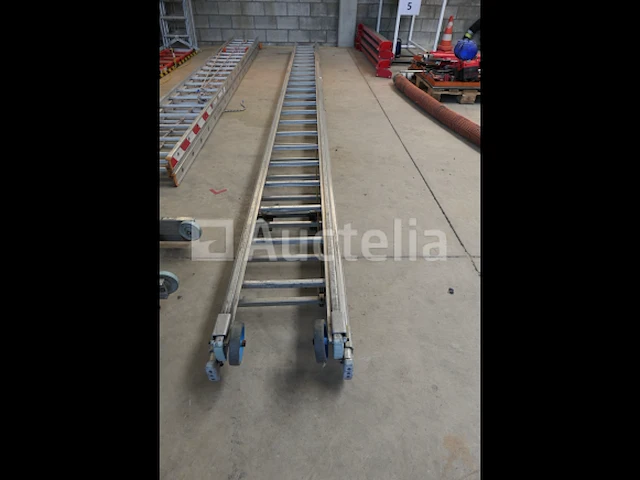 Germeau aluminium ladder met dubbel element - afbeelding 1 van  9