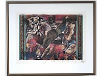 Gerti bierenbroodspot - litho - ingelijst - afbeelding 1 van  6