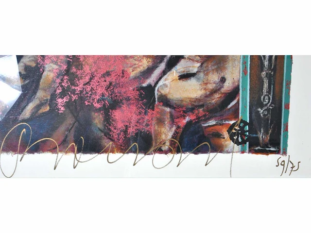 Gerti bierenbroodspot - litho - ingelijst - afbeelding 3 van  6