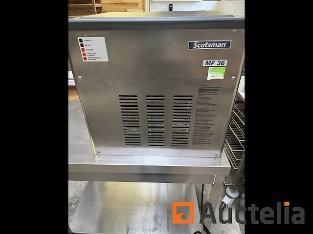 Geschaalde ijsmachine op tafel roestvrij staal scotsman mf36 - afbeelding 2 van  5