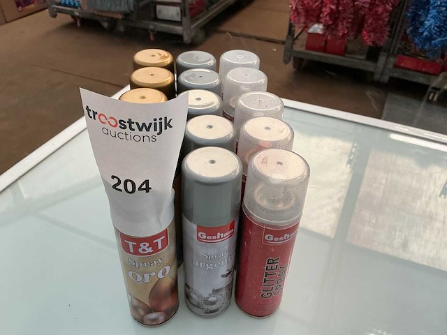 Gesham. partij decoratie sneeuw spray.100ml. - afbeelding 2 van  2
