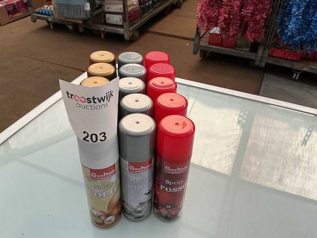 Gesham. partij decoratie sneeuw spray.100ml. - afbeelding 2 van  2