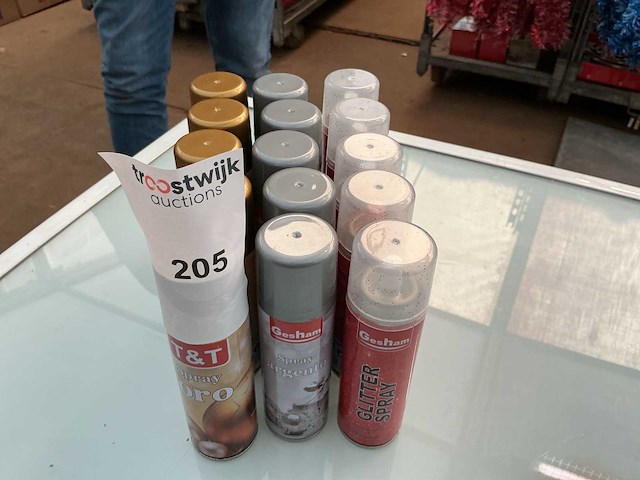 Gesham. partij decoratie sneeuw spray.100ml. - afbeelding 2 van  2