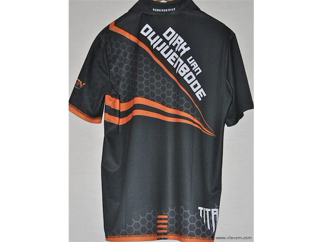 Gesigneerd darts shirt dirk van duijvenbode - afbeelding 3 van  3