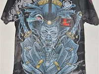 Gesigneerd darts shirt + flights, carlo van peer - afbeelding 1 van  5