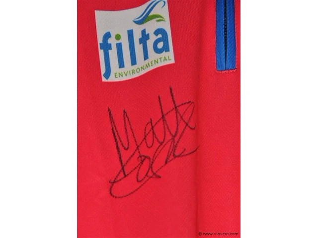 Gesigneerd darts shirt + pijlen, matthew edgar - afbeelding 2 van  5