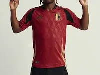 Gesigneerd rode duivels shirt - jérémy doku - afbeelding 8 van  10
