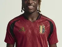 Gesigneerd rode duivels shirt - jérémy doku - afbeelding 9 van  10