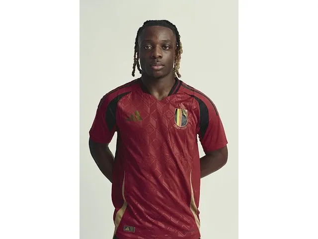 Gesigneerd rode duivels shirt - jérémy doku - afbeelding 10 van  10