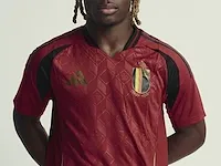 Gesigneerd rode duivels shirt - jérémy doku - afbeelding 10 van  10