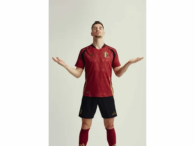 Gesigneerd rode duivels shirt - thomas meunier - afbeelding 8 van  10