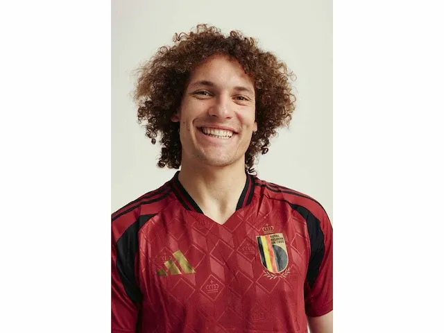 Gesigneerd rode duivels shirt - wout faes - afbeelding 4 van  6