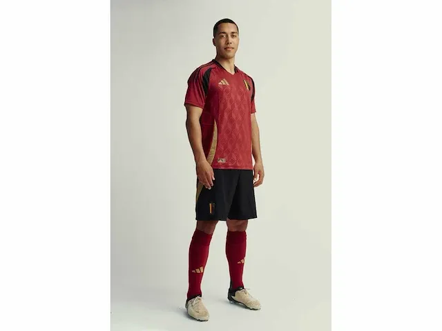 Gesigneerd rode duivels shirt - youri tielemans - afbeelding 3 van  12