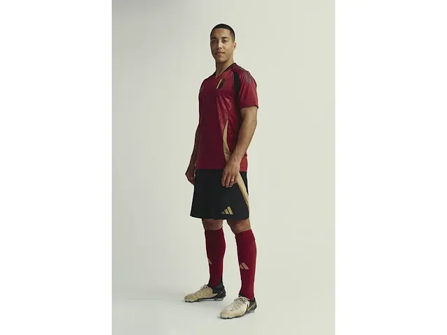 Gesigneerd rode duivels shirt - youri tielemans - afbeelding 4 van  12