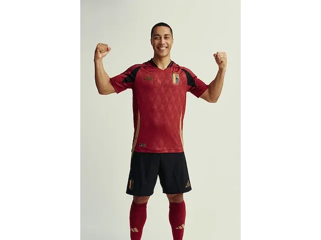 Gesigneerd rode duivels shirt - youri tielemans - afbeelding 8 van  12