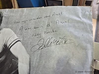 Gesigneerde affiche eddy merckx - afbeelding 2 van  3