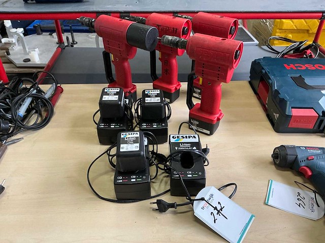 Gesipa firebird accu popnageltangen (4x) - afbeelding 1 van  5