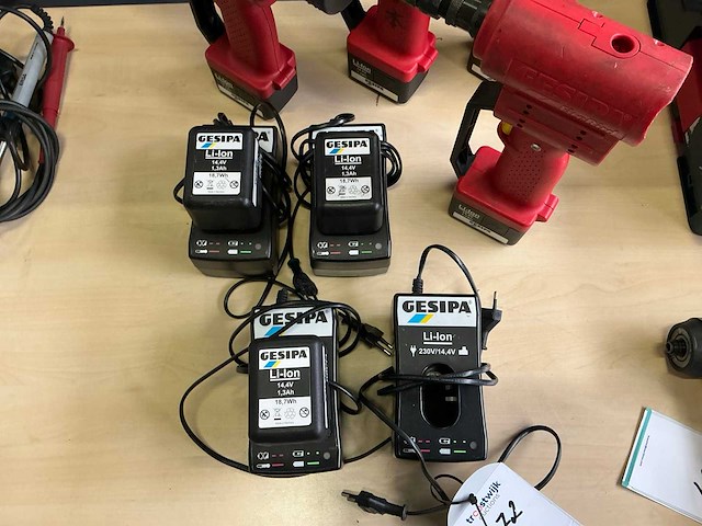 Gesipa firebird accu popnageltangen (4x) - afbeelding 2 van  5