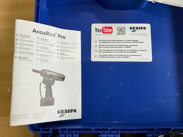 Gesipa powerbird pro mechanisch blindklinkpistool - afbeelding 3 van  6