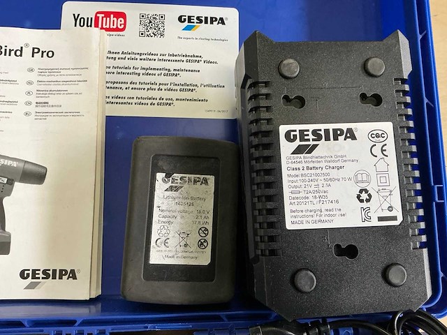 Gesipa powerbird pro mechanisch blindklinkpistool - afbeelding 4 van  6