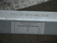 Gesl aanhangwagen kerenzo construct, chassis yalk0750tkl001545, 750kg - afbeelding 6 van  7