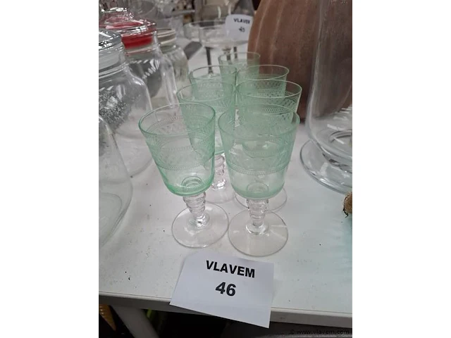 Geslepen glazen - afbeelding 1 van  2