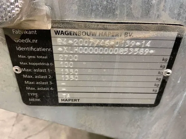 Gesloten aanhangwagen - afbeelding 11 van  11