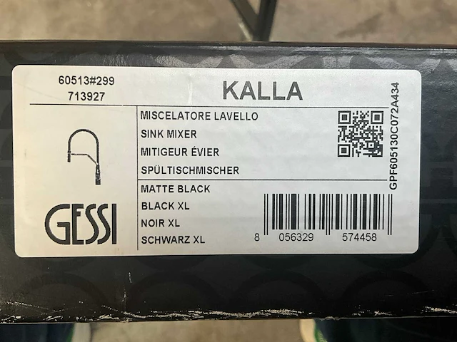 Gessi kalla keukenmengkraan - afbeelding 3 van  4