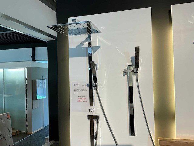 Gessi rettangolo shower therm. douchezuil - afbeelding 1 van  8