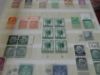 Gestempelde zegels 1938/1945 duitsland hitler enz - afbeelding 1 van  2