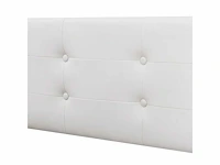 Gestoffeerd bed 140 x 200 met opbergbox - wit - afbeelding 13 van  13