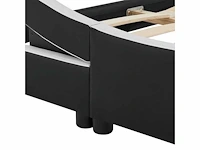 Gestoffeerd bed 140x200cm met led verlichting en lattenbodem - afbeelding 6 van  8