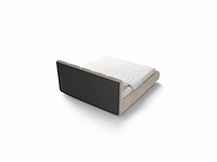 Gestoffeerd bed 160x200 - opbergruimte - beige stof - afbeelding 5 van  8