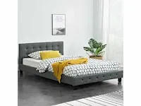 Gestoffeerd bed met lattenbodem 120x200cm - afbeelding 1 van  5