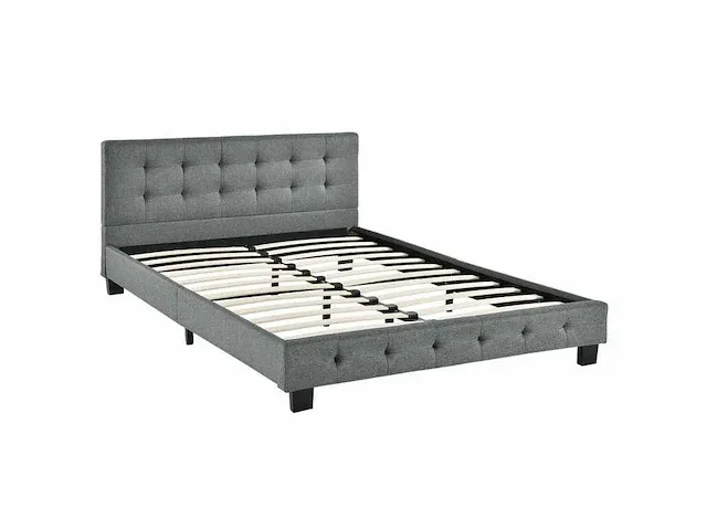 Gestoffeerd bed met lattenbodem 120x200cm - afbeelding 4 van  5