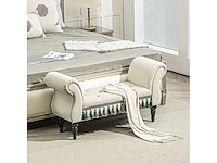 Gestoffeerde bank, bank, vintage design, tot 150 kg - afbeelding 2 van  7