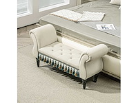 Gestoffeerde bank, bank, vintage design, tot 150 kg - afbeelding 6 van  7