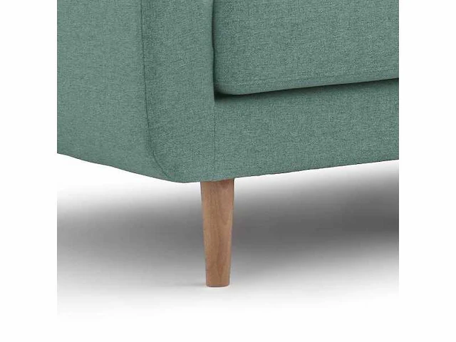 Getextureerde linker hoekbank - eucalyptus stof - afbeelding 3 van  6