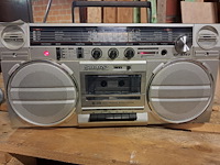 Gettoblaster radio-cassette sharp perfecte staat - afbeelding 2 van  5