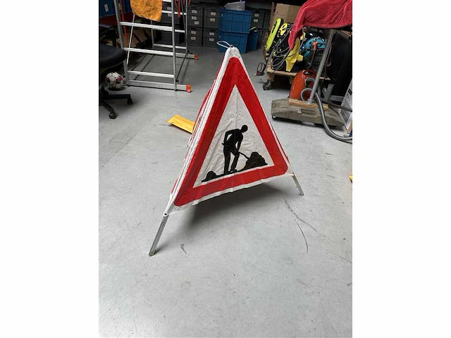 Gevaarsbord werkzaamheden (x5) - afbeelding 1 van  3