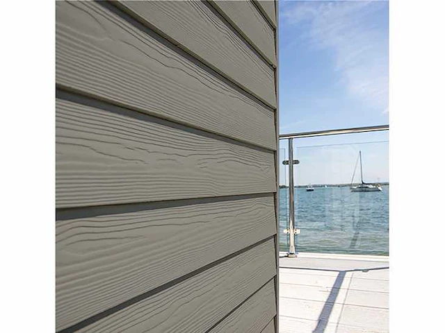 Gevelbekledig lap wood c56 metaalgrijs 50st - afbeelding 1 van  3