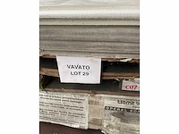 Gevelbekleding board c07 krijtwit 2.50m x 30cm 52st - afbeelding 2 van  3