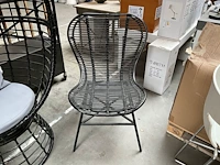 Gevlochten ei-stoel + 2x zetel - afbeelding 10 van  11