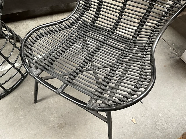Gevlochten ei-stoel + 2x zetel - afbeelding 11 van  11
